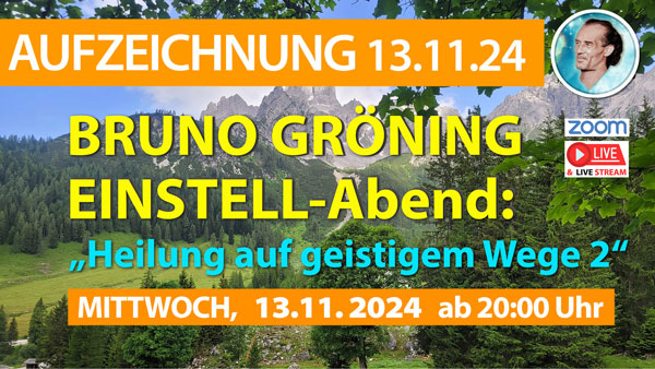 Zoom Meeting Bruno Gröning Aufzeichnungen Einstellen 13.11.2024